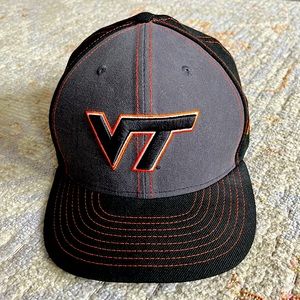 New Era VT Cap in Black, Gray, and Orange